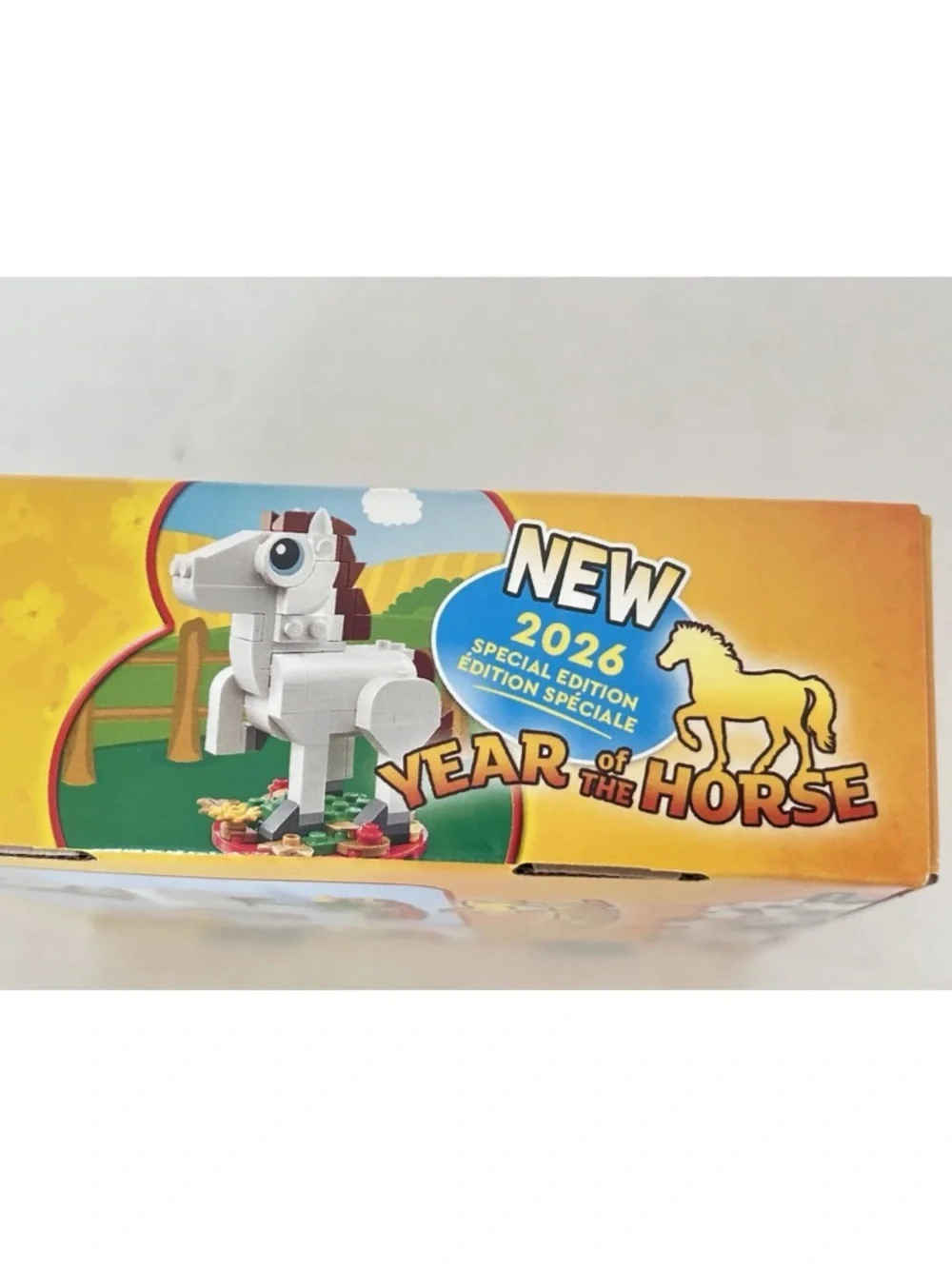 Lego | 2026 Year of the Horse Building Block Toy 133 pcs 3D White